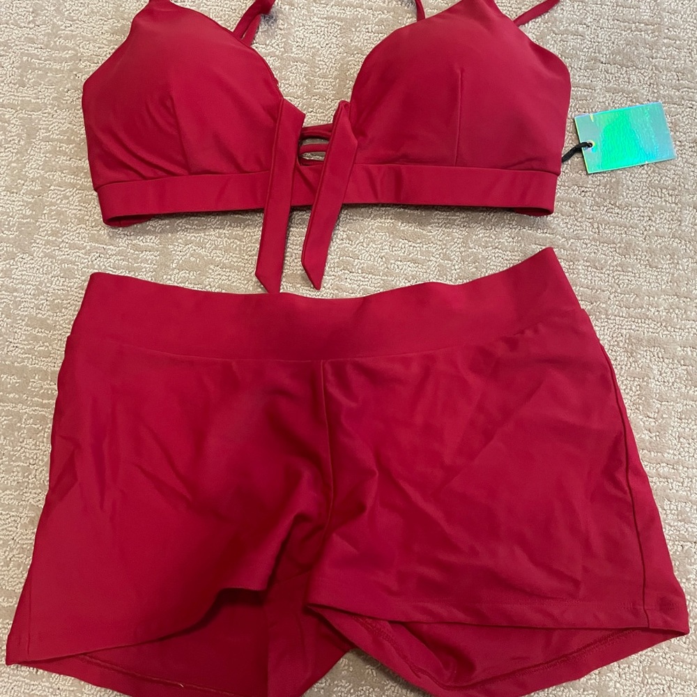 Aquamarine swim set.
